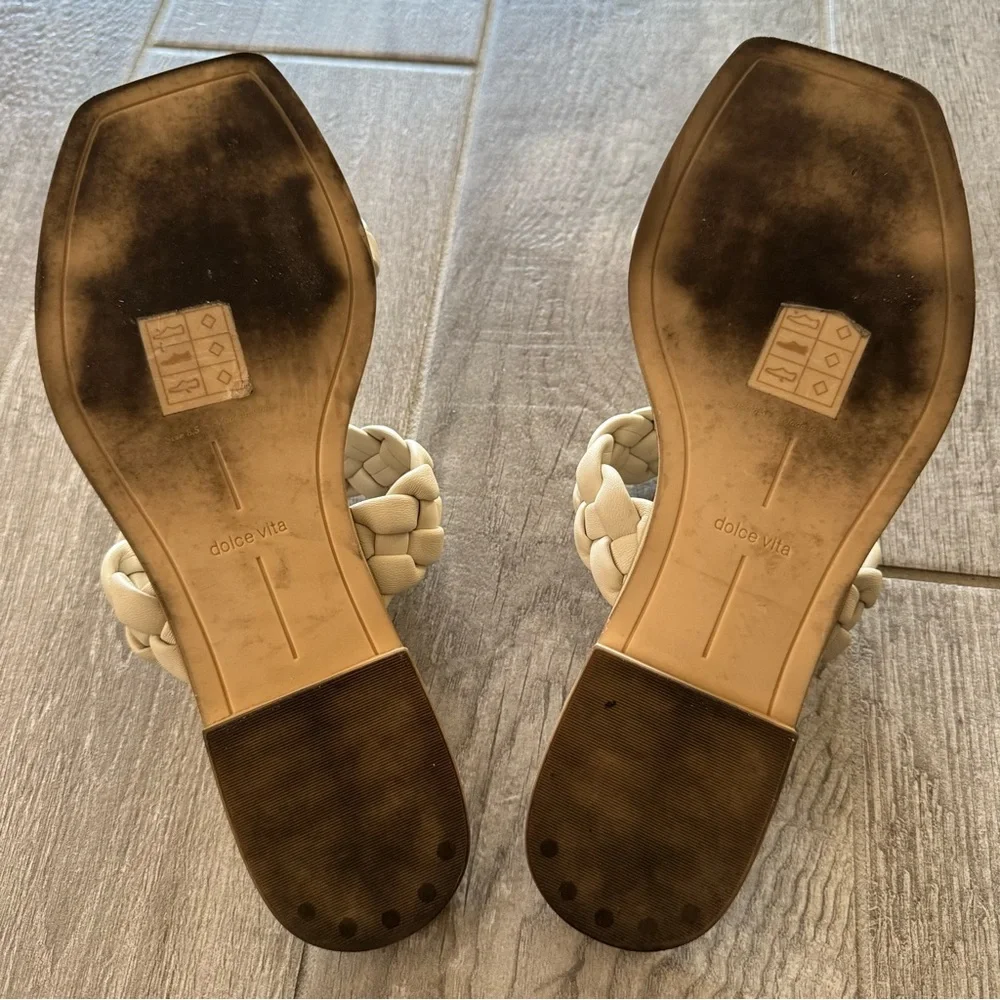 Dolce Vita Indy Cream Slide Sandal - Picture 6 of 7